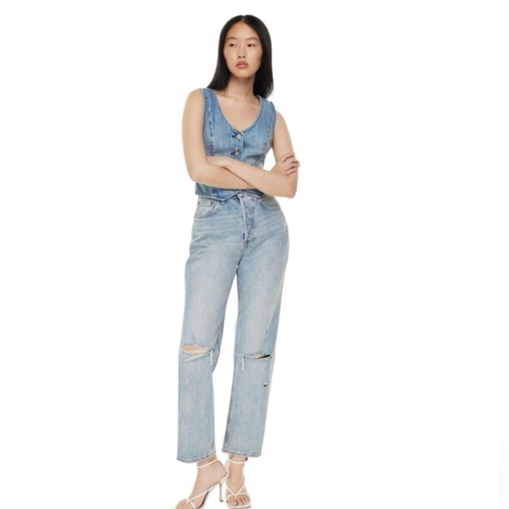 Aritzia Denim Forum Joni High Rise Loose